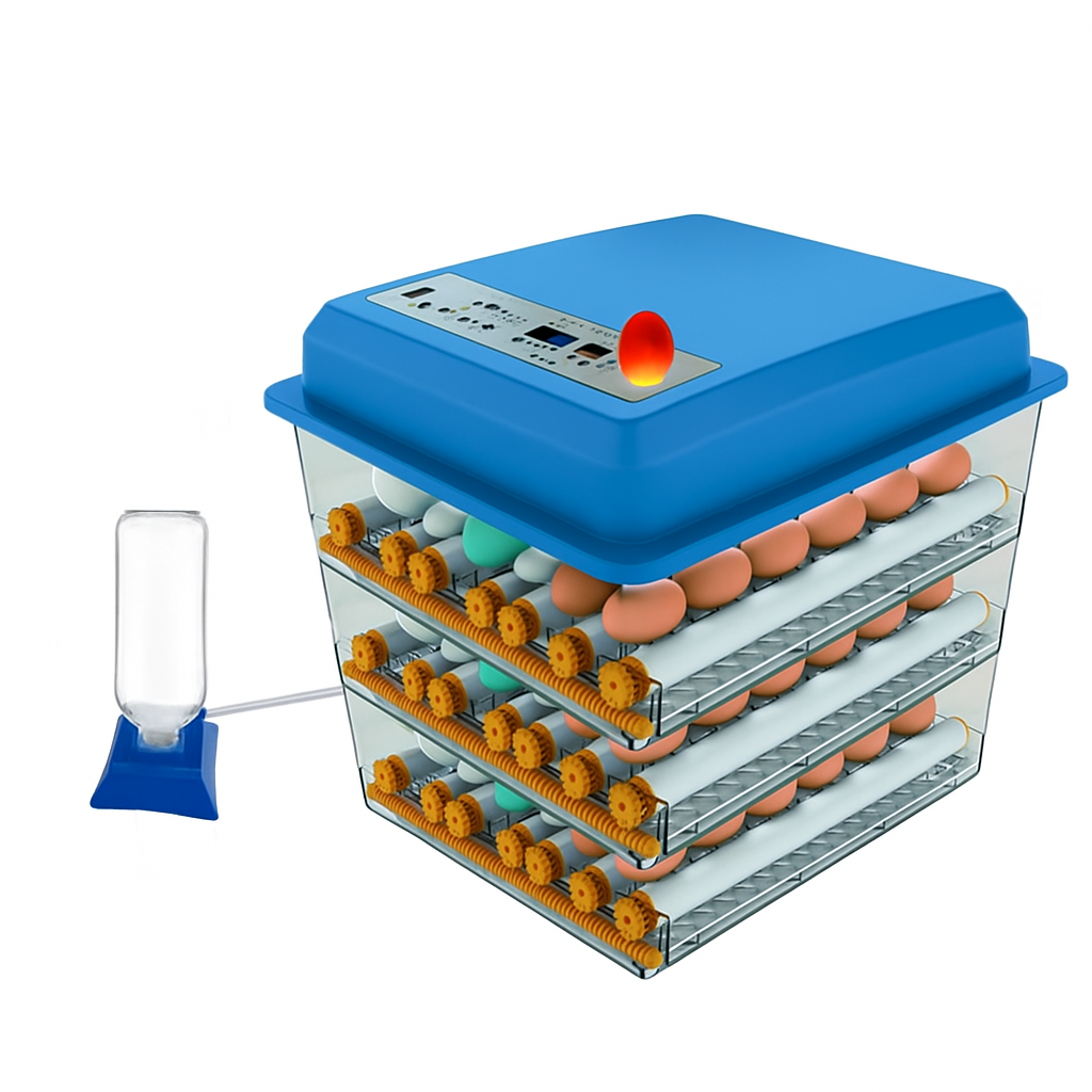 Incubadora de 160 huevos con rotacion automatica
