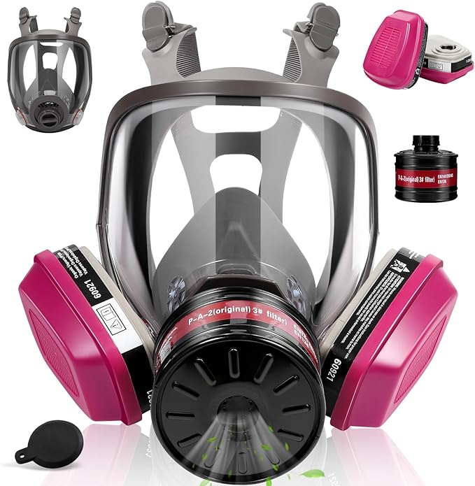 MASCARA FULL FACE FILTROS LATERALES Y CARBONO