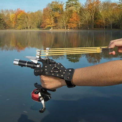 CAUCHERA DE PESCA CON CARRETE INCLUIDO