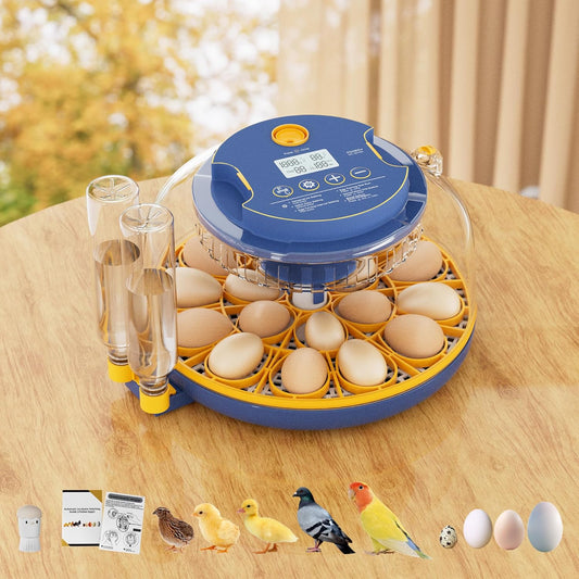 incubadora de 18 huevos rotación automática