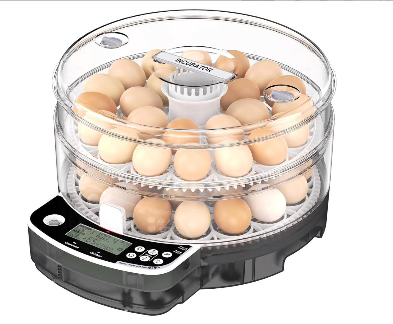 incubadora de 48 huevos automatica