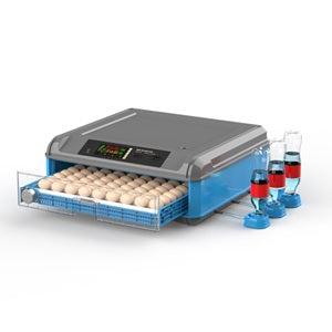 INCUBADORA 68 HUEVOS, ROTACION AUTOMATICA, CONTROL DE TEMPERATURA Y HUMEDAD